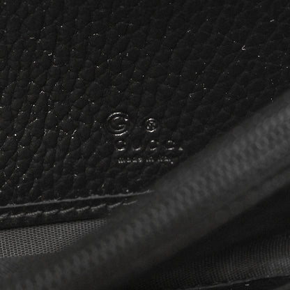 Gucci Dollar Calfskin Interlocking G Continental Wallet Black 6 of 9