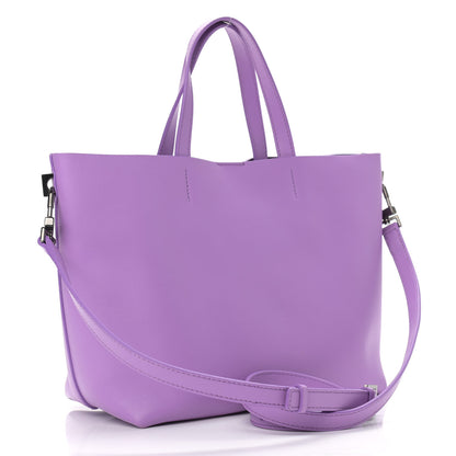 Tom Ford Calfskin Perforated Mini Logo Tote Purple 3 of 9