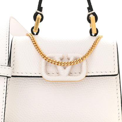 Valentino Garavani Grainy Calfskin Mini VLogo Belt Bag 80 32 Optic White 7 of 12