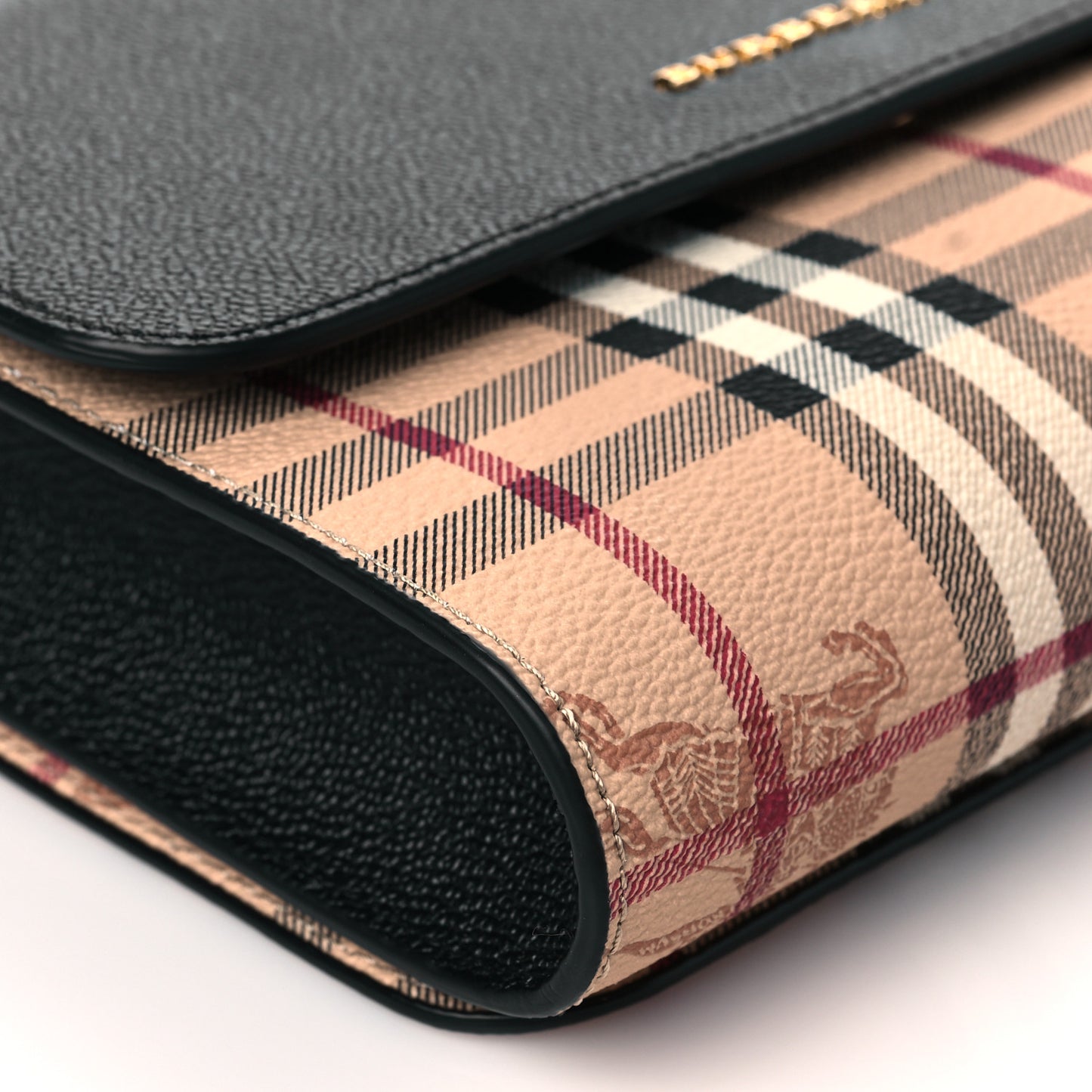 Haymarket Check Small Loxley Crossbody Black