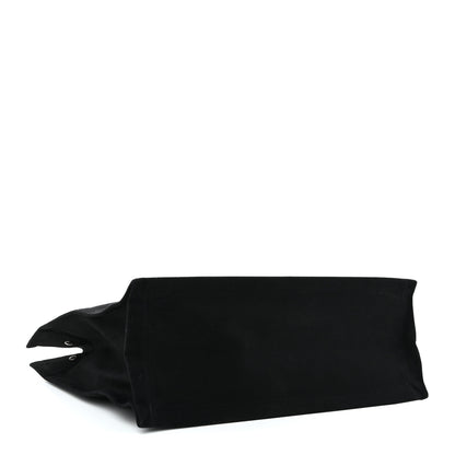 Saint Laurent Linen Calfskin Rive Gauche Tote Black 4 of 10