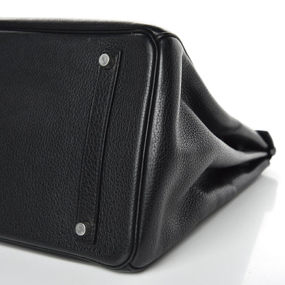 Hermes Taurillon Clemence Birkin 35 Black 25 of 33