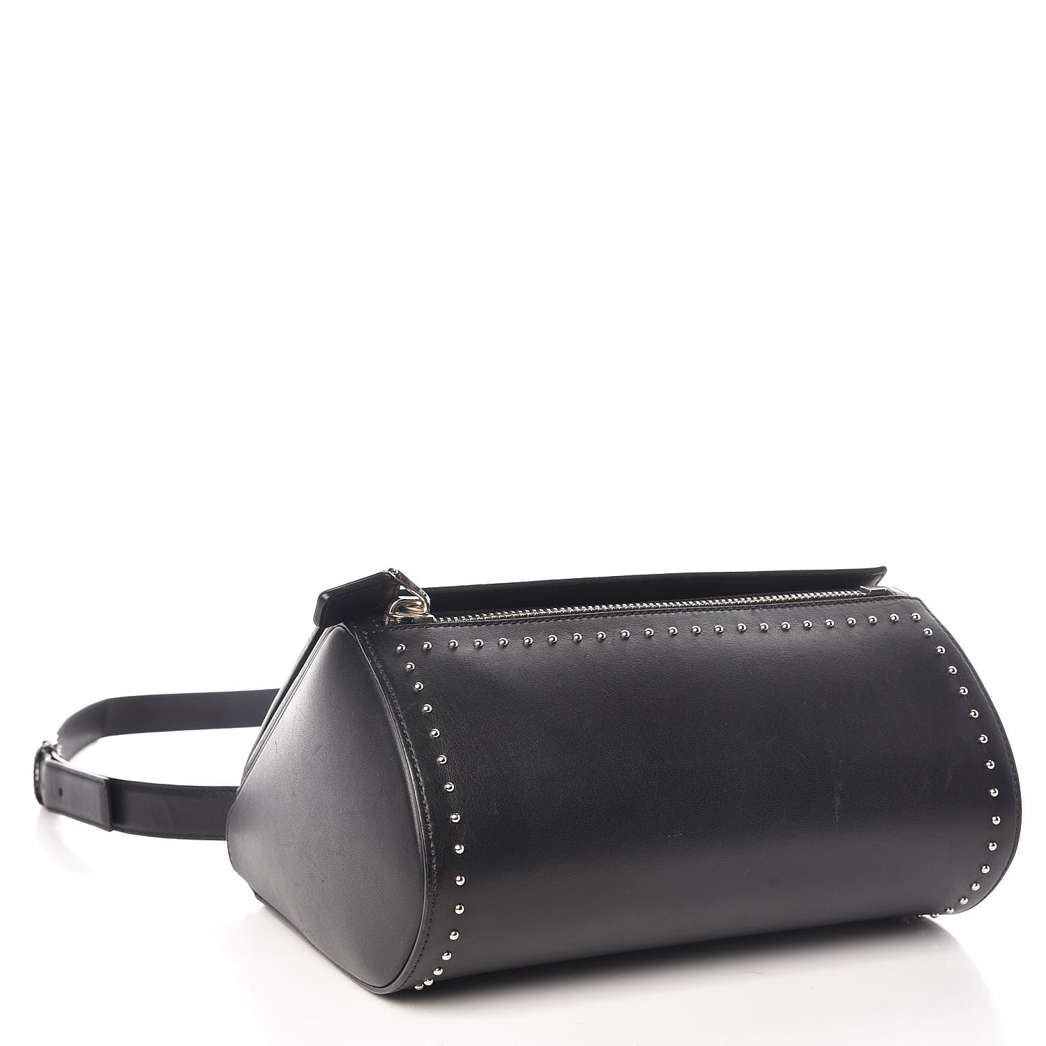 Givenchy Calfskin Studded Medium Pandora Box Crossbody Bag Black 4 of 10