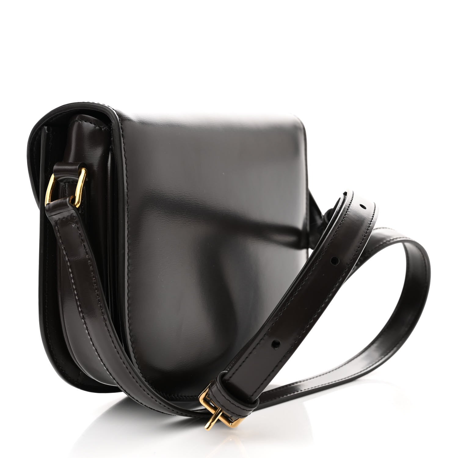 Celine Shiny Calfskin Teen Besace Brown 3 of 10