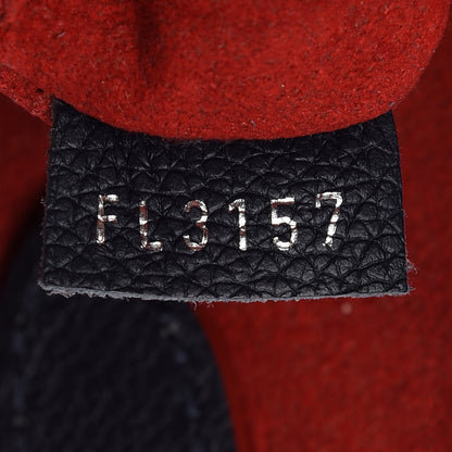 Louis Vuitton Calfskin Braided Lockme Cabas Marine Rouge 7 of 13