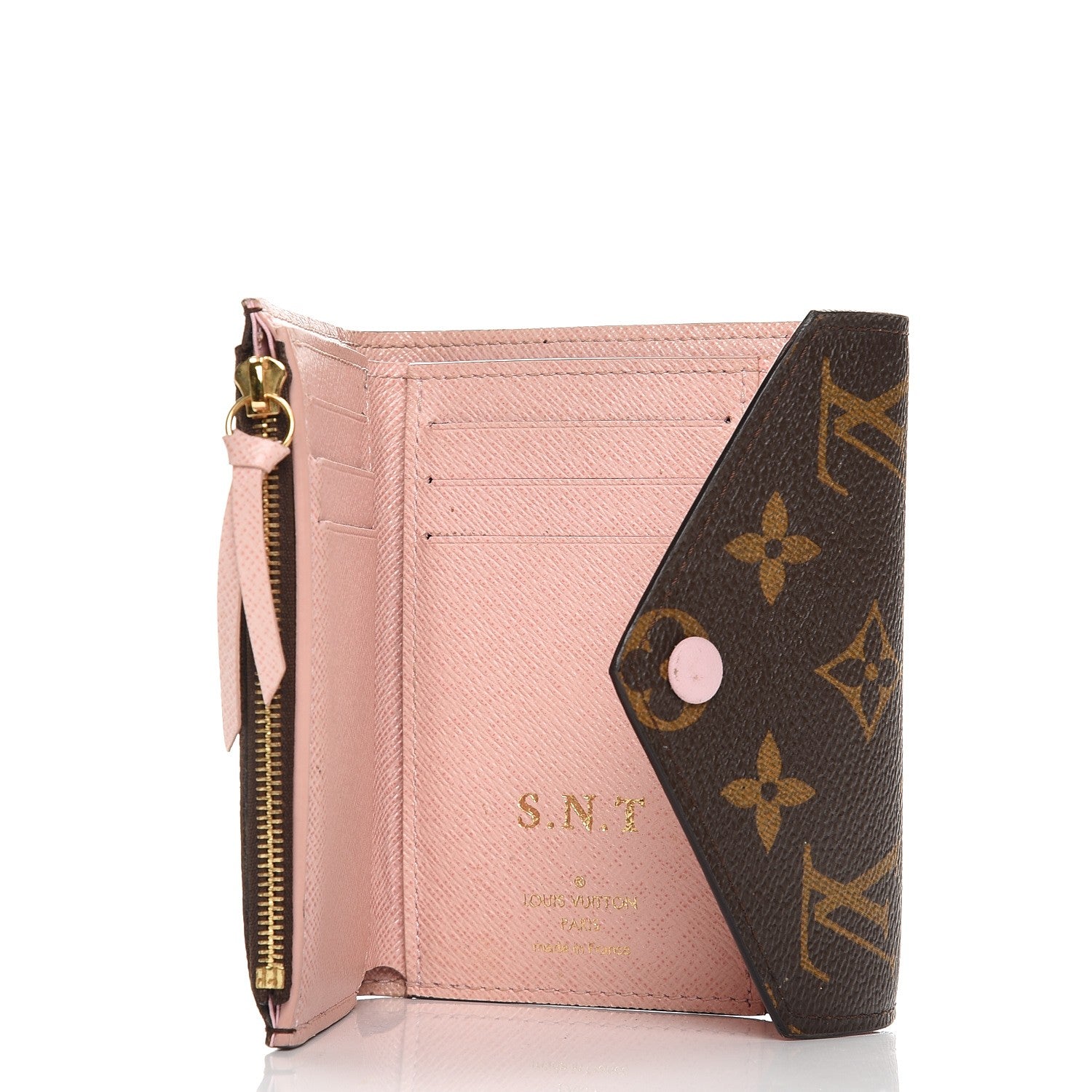Louis Vuitton Monogram Victorine Wallet Rose Ballerine 5 of 7