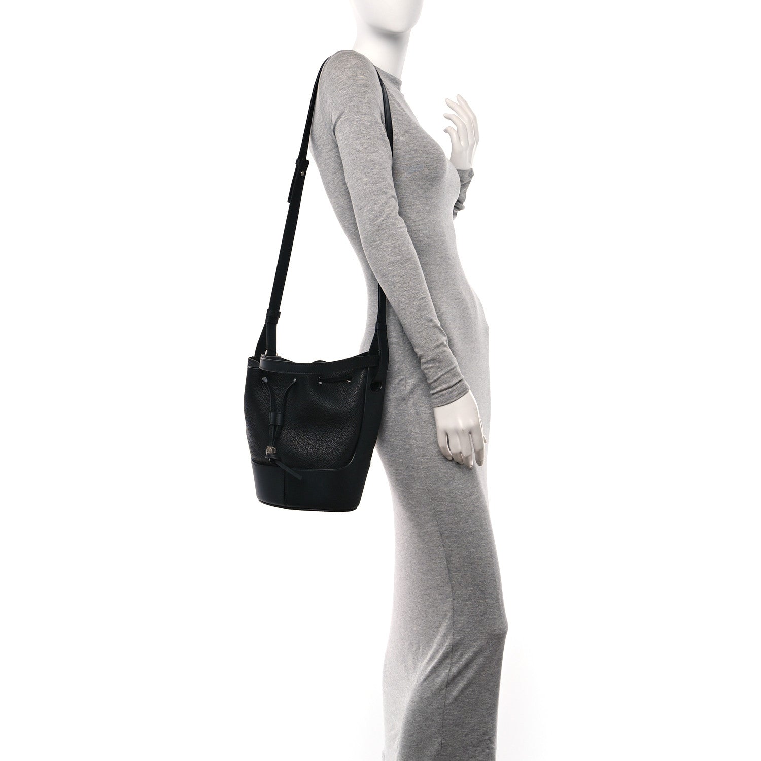 Loewe Nappa Calfskin Small Balloon Bag Black 2 of 13
