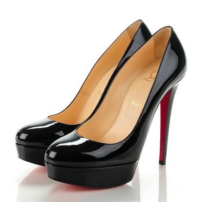 Christian Louboutin Patent Bianca 140 Pumps 39.5 Black 3 of 7
