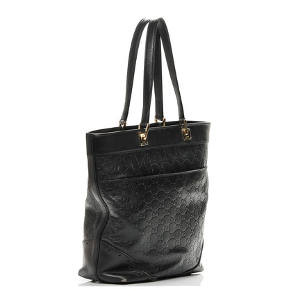 Gucci Guccissima Small Punch Tote Black 3 of 6