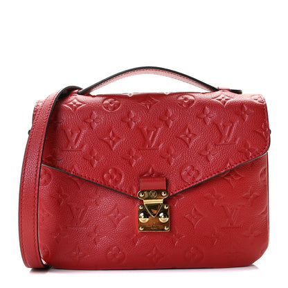 Louis Vuitton Empreinte Pochette Metis Scarlet 1 of 10