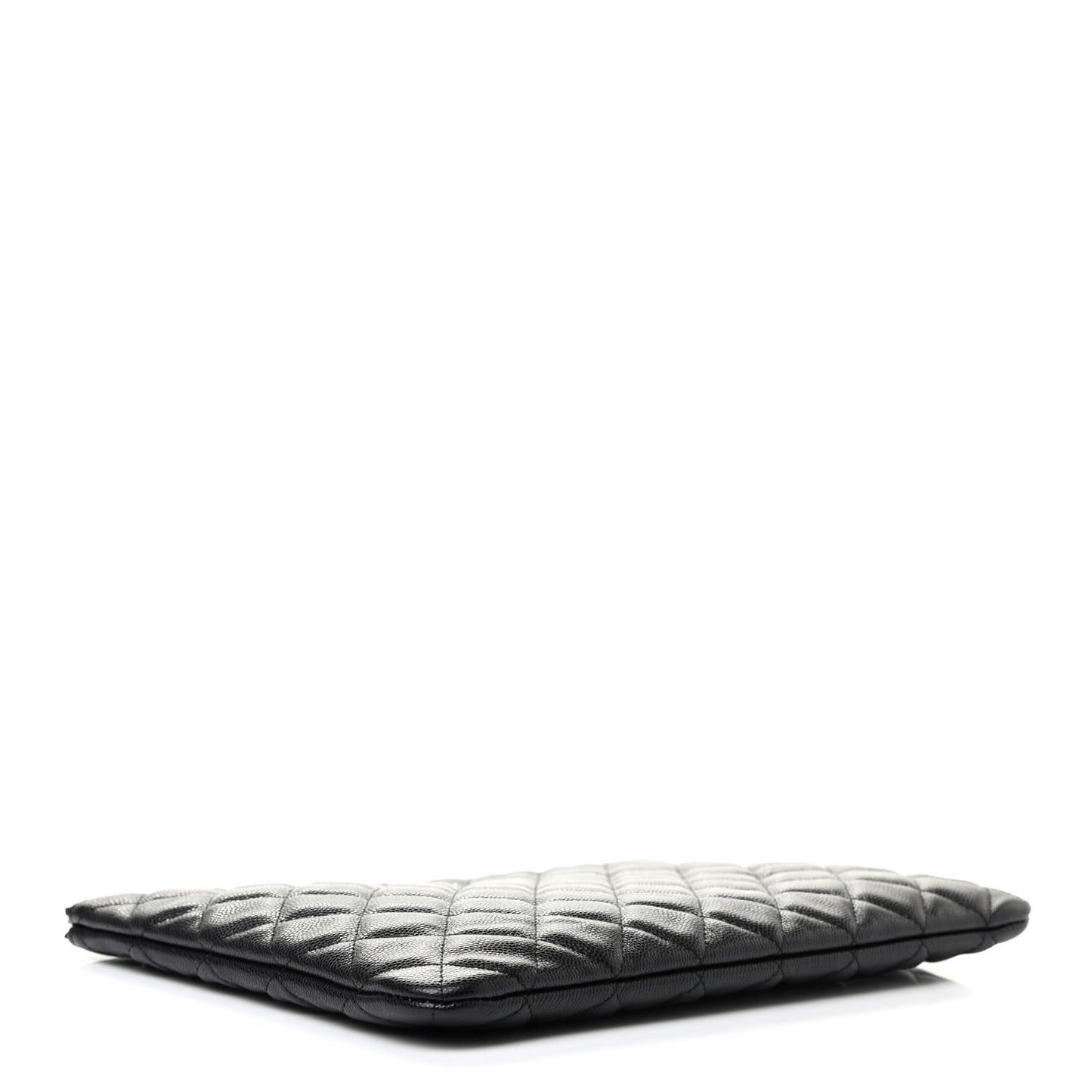 Caviar Quilted Medium Cosmetic Case Black