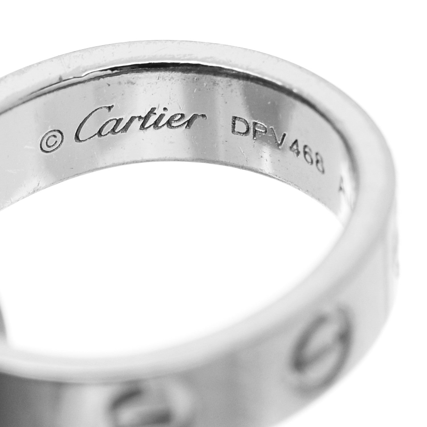 Cartier 18K White Gold Interlocking LOVE Bracelet 3 of 5
