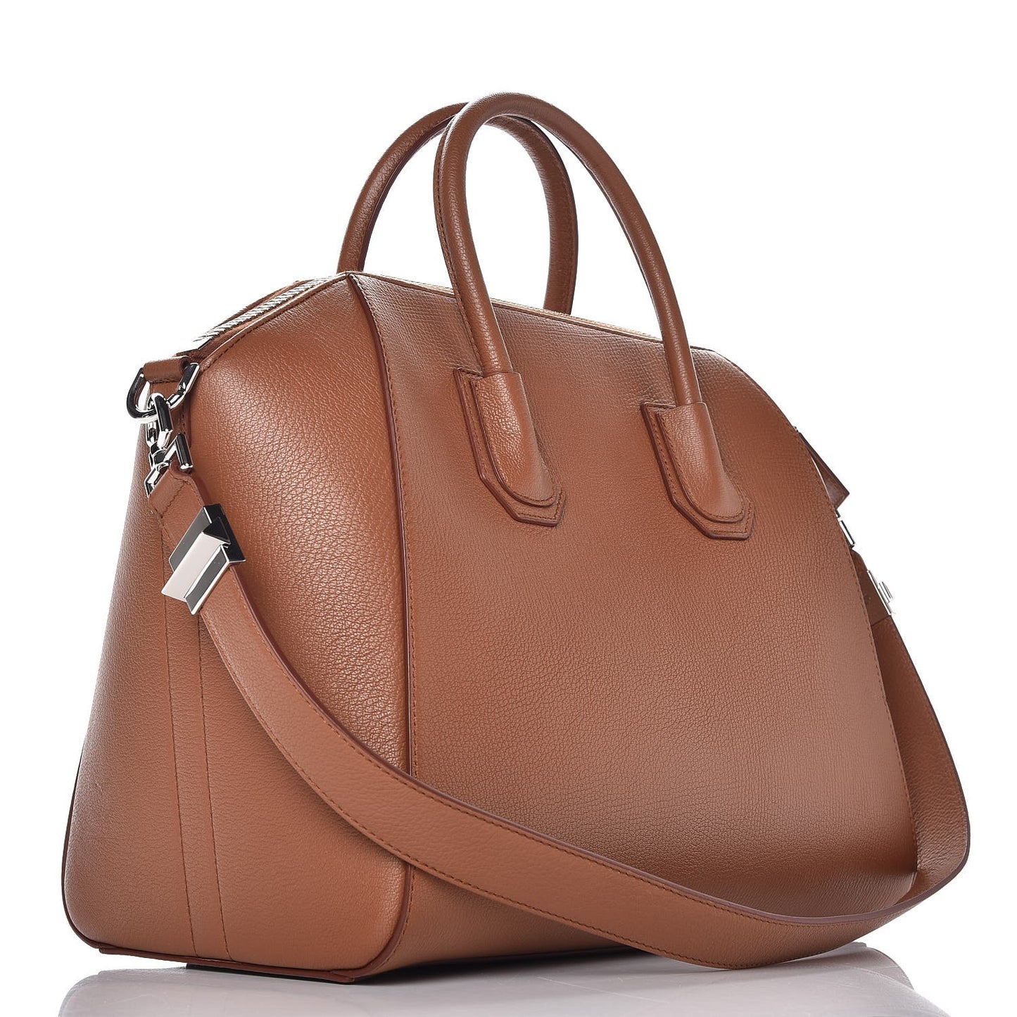 Sugar Goatskin Medium Antigona Cognac