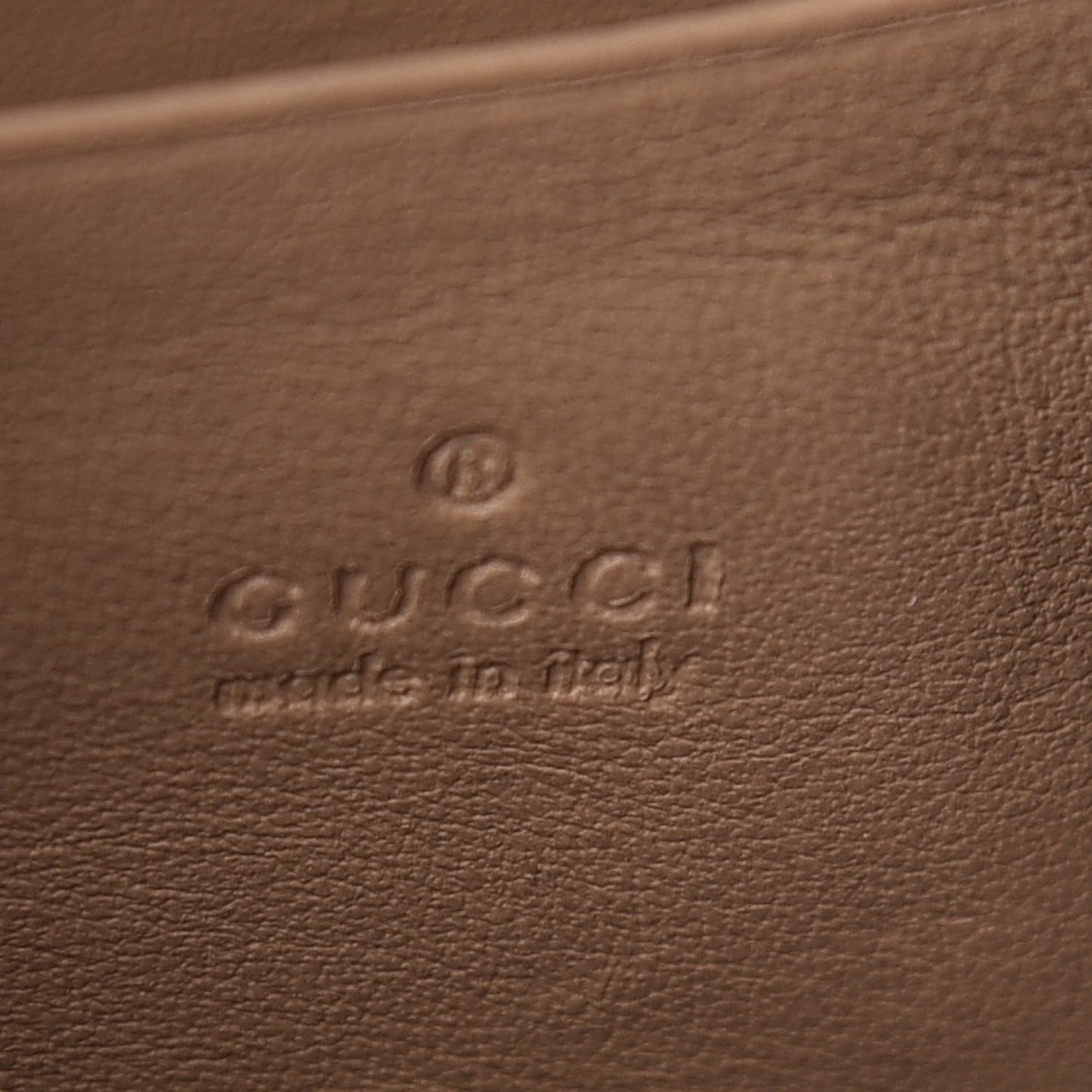 GG Supreme Monogram Mini Dionysus Chain Wallet Beige Taupe