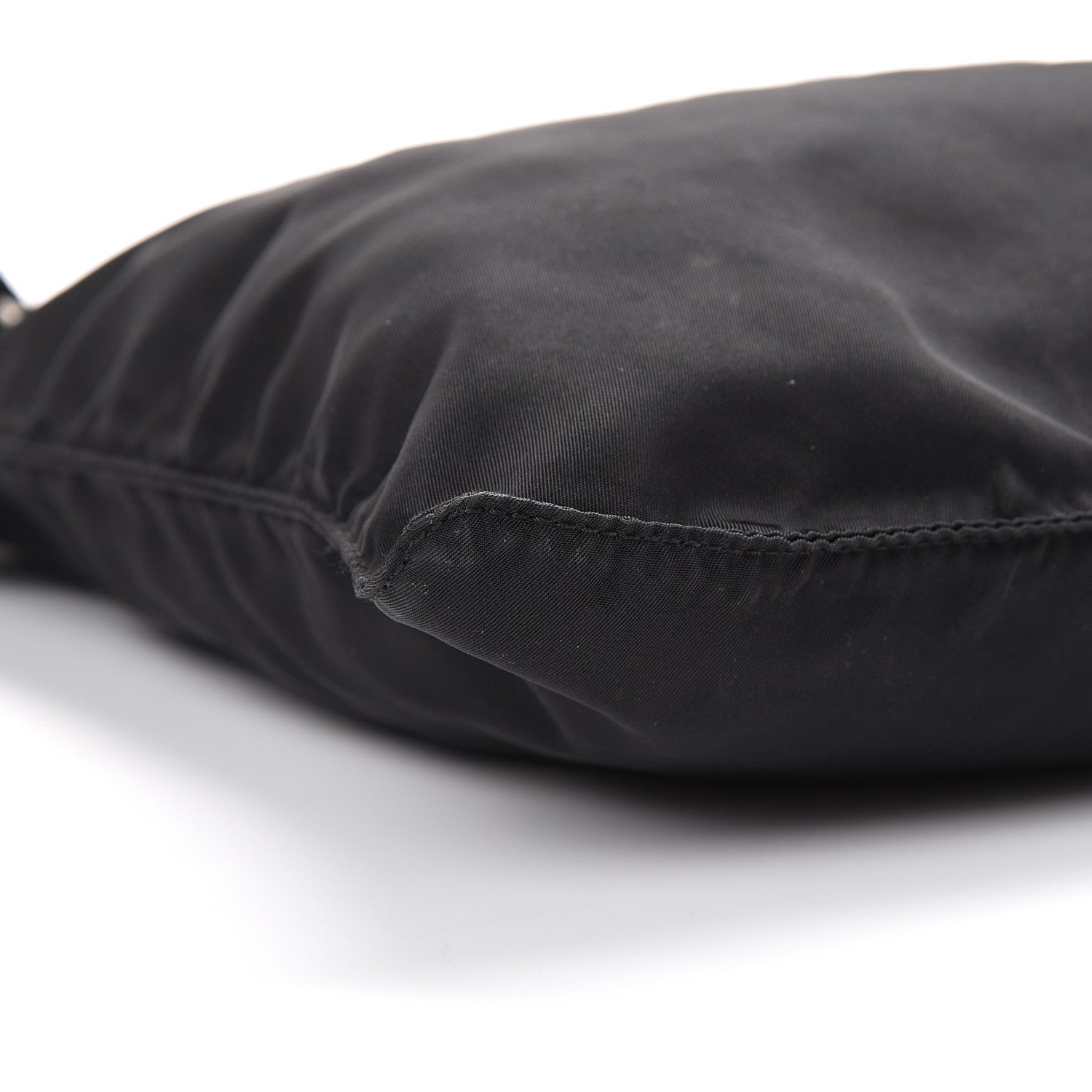 Prada Nylon Flat Messenger Bag Black 7 of 9