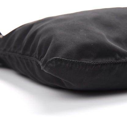 Prada Nylon Flat Messenger Bag Black 7 of 9