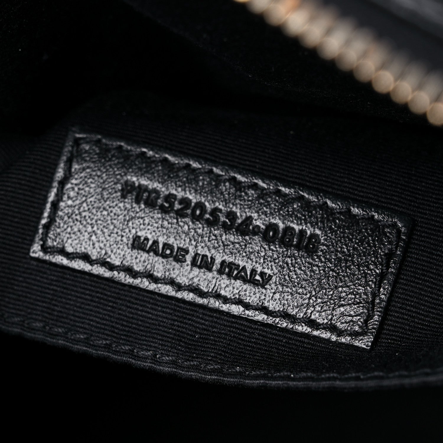 Saint Laurent Calfskin Matelasse Monogram Lou Camera Bag Black 7 of 14