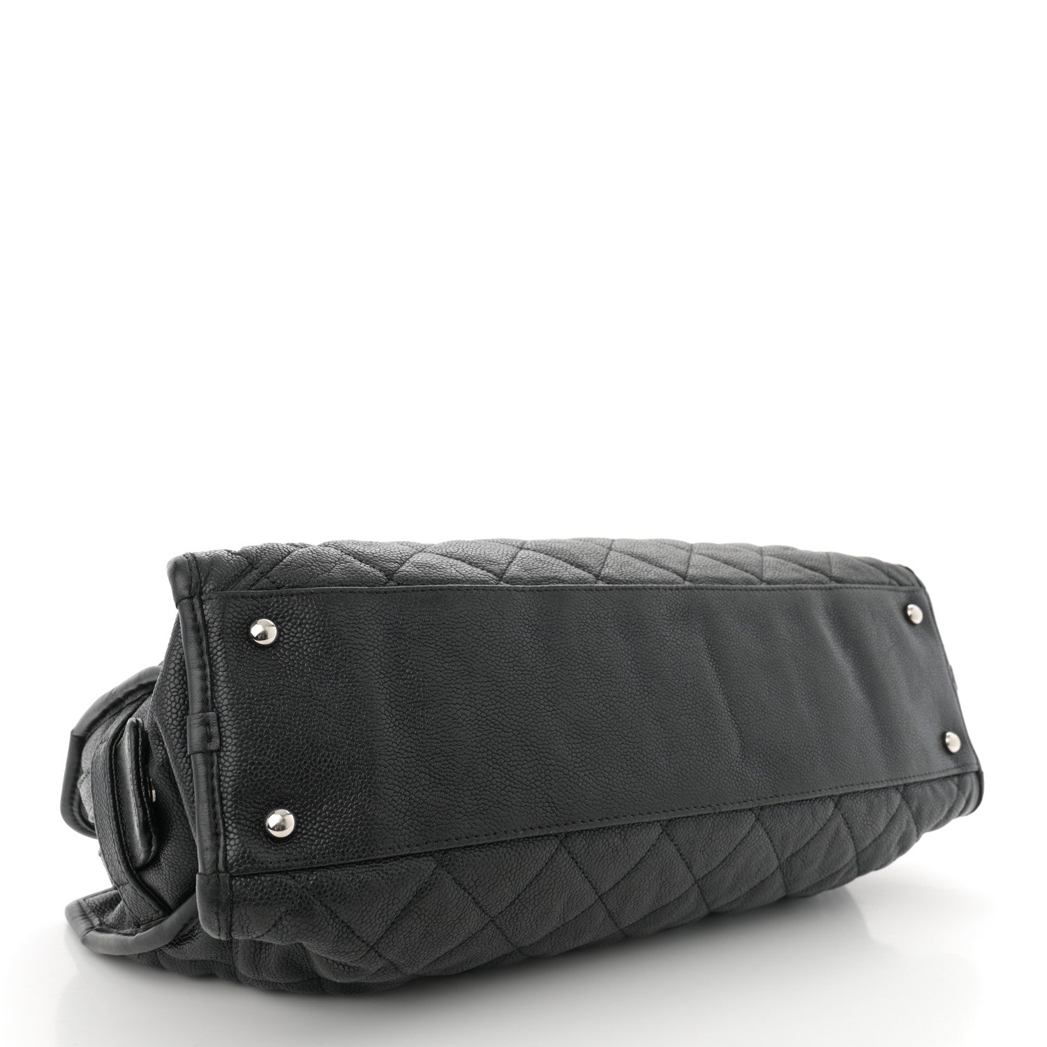 Chanel Caviar Quilted French Riviera Tote Black 4 of 16