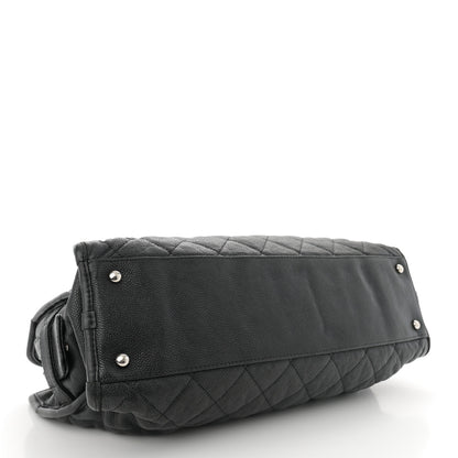 Chanel Caviar Quilted French Riviera Tote Black 4 of 16