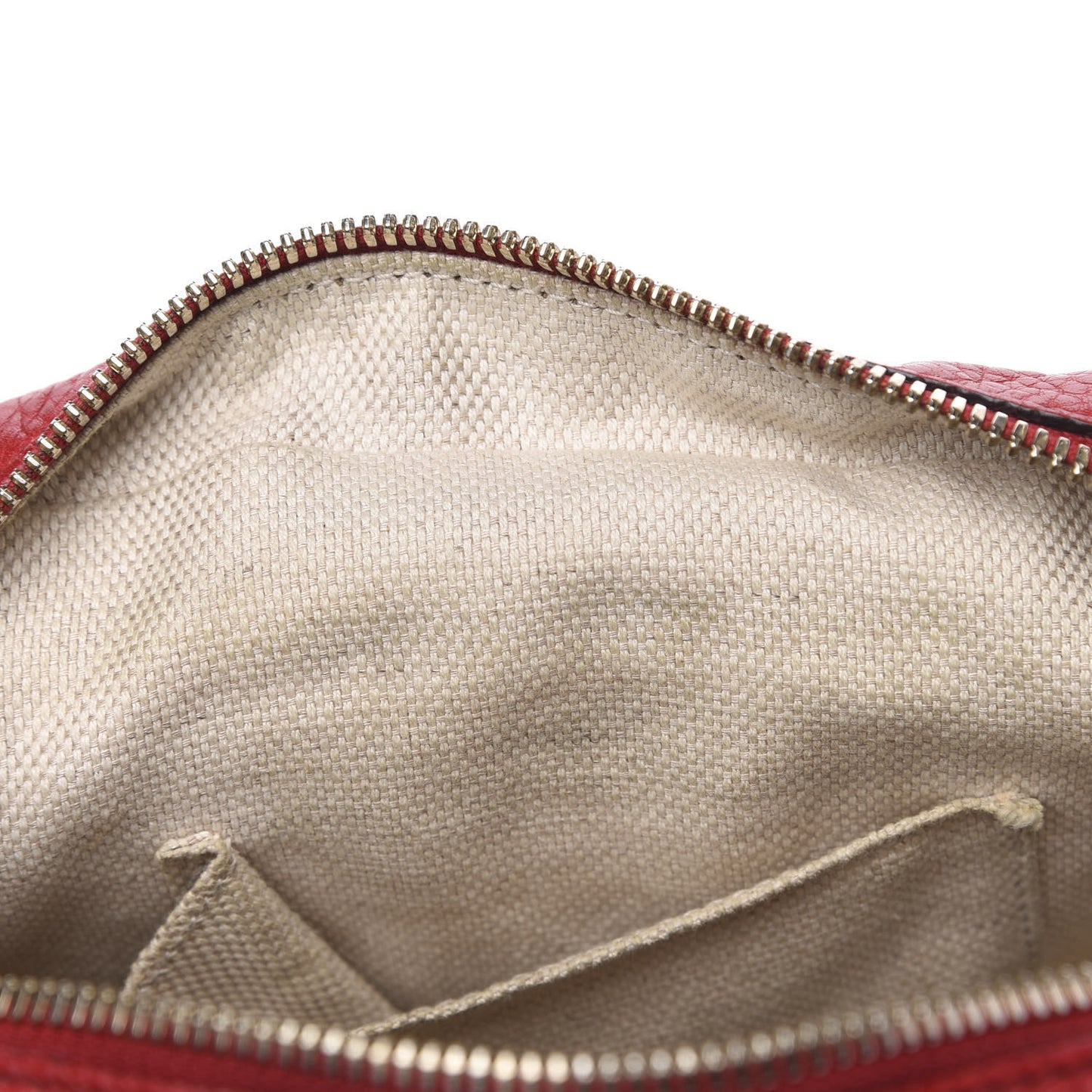 Pebbled Calfskin Small Soho Disco Bag Tabasco Red