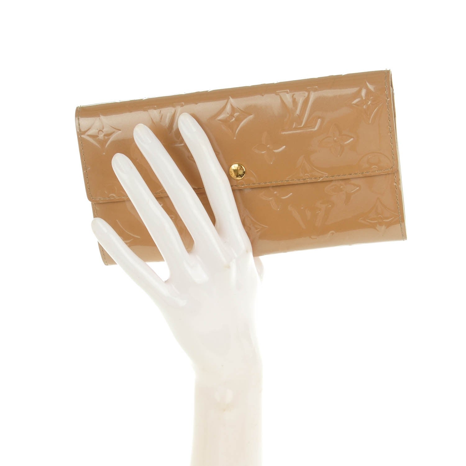 Louis Vuitton Vernis Sarah Wallet Noisette 2 of 7