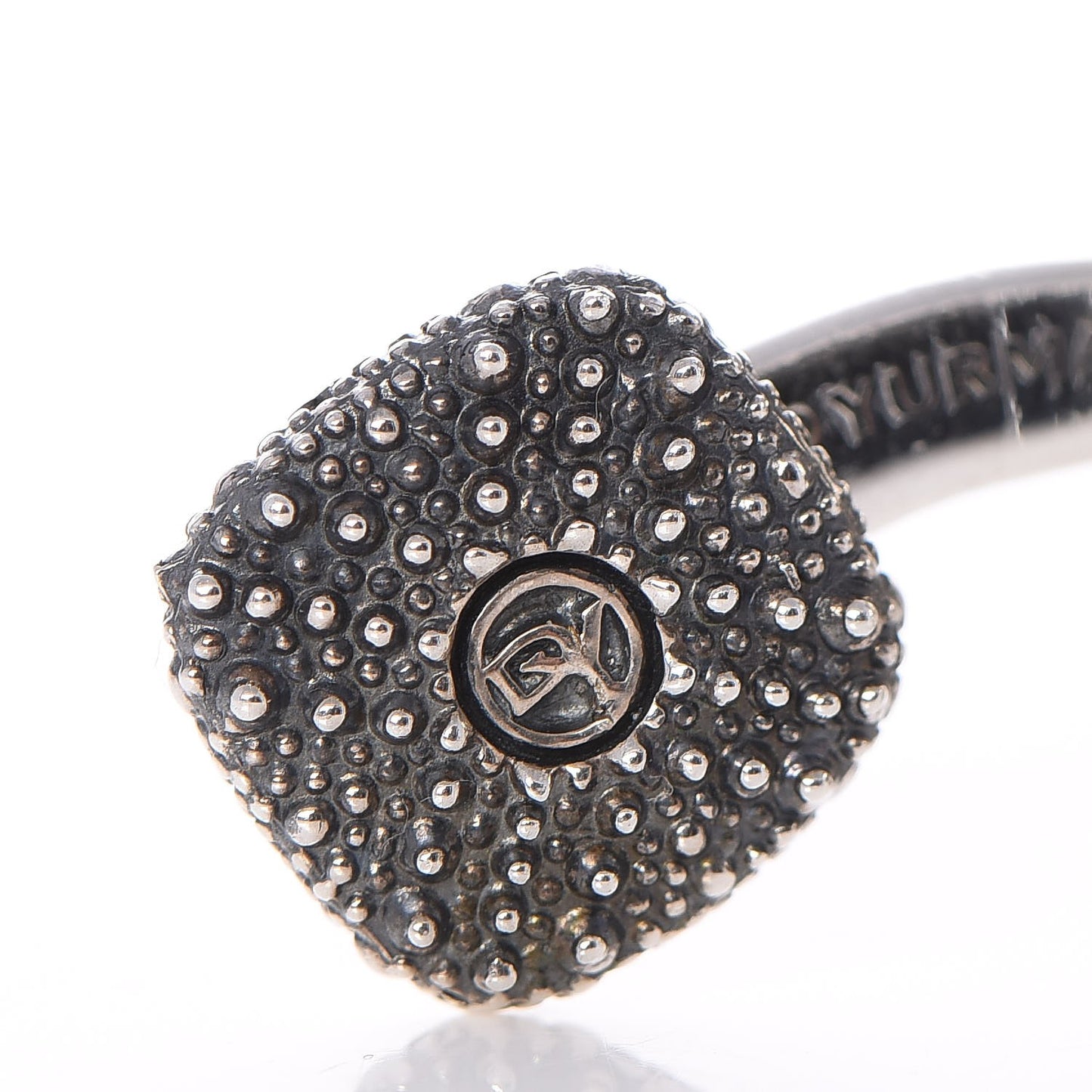 Sterling Silver Black Diamond Sea Urchin Cufflinks
