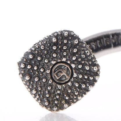 David Yurman Sterling Silver Black Diamond Sea Urchin Cufflinks 6 of 6