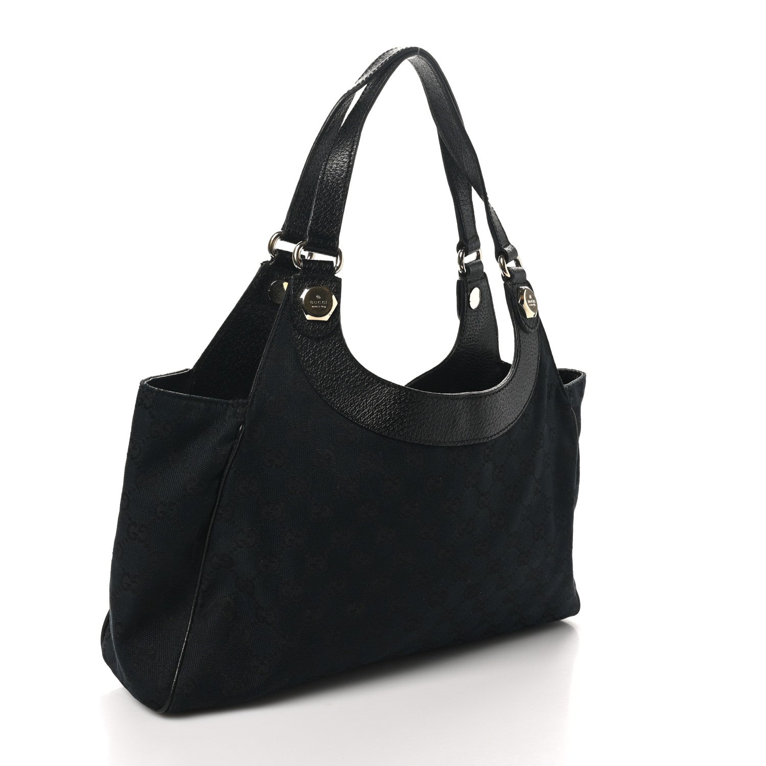 Gucci Monogram Medium Charmy Shoulder Bag Black 3 of 11