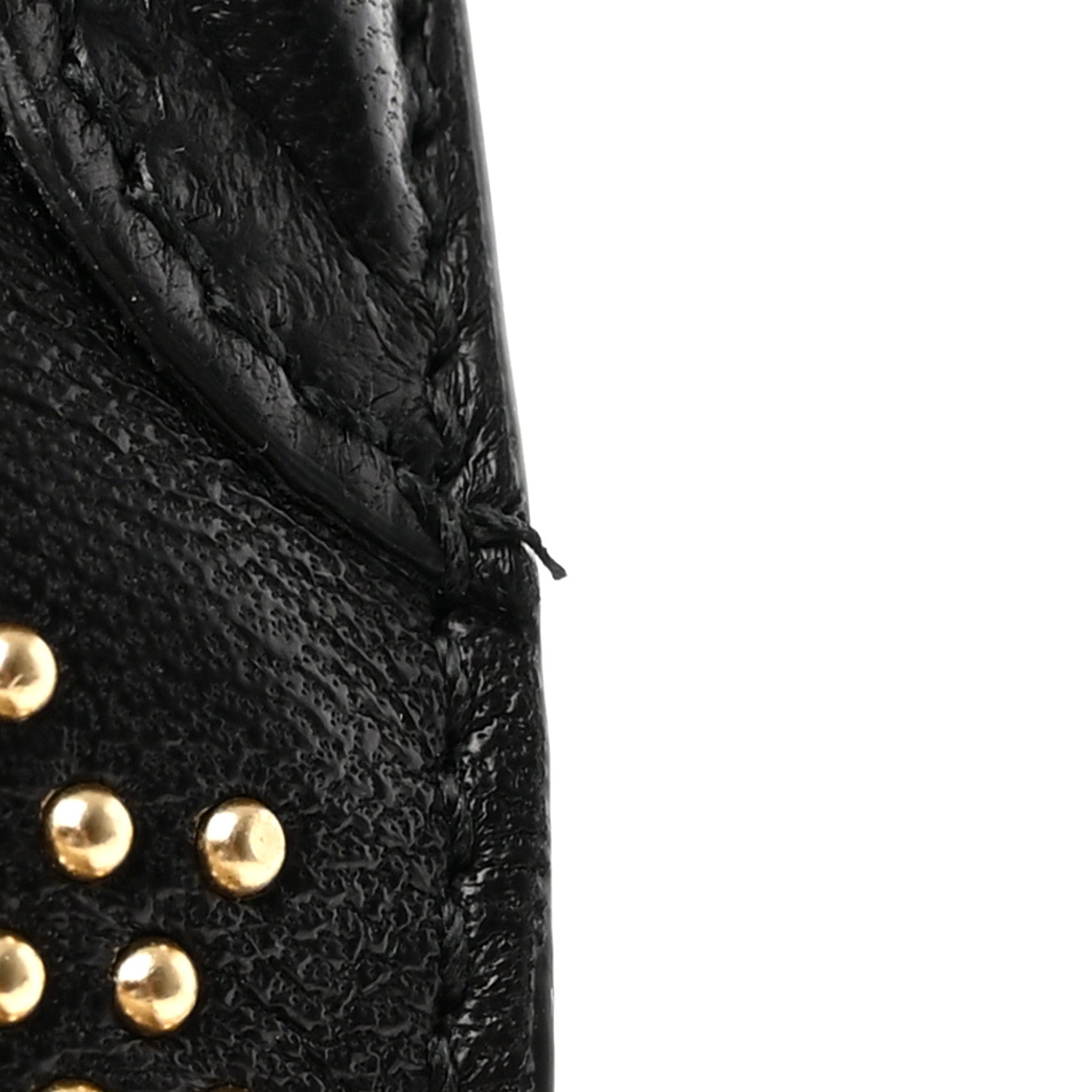 Alexander McQueen ALEXANDER MCQUEEN Calfskin Studded Wallet on Chain Black 17 of 26