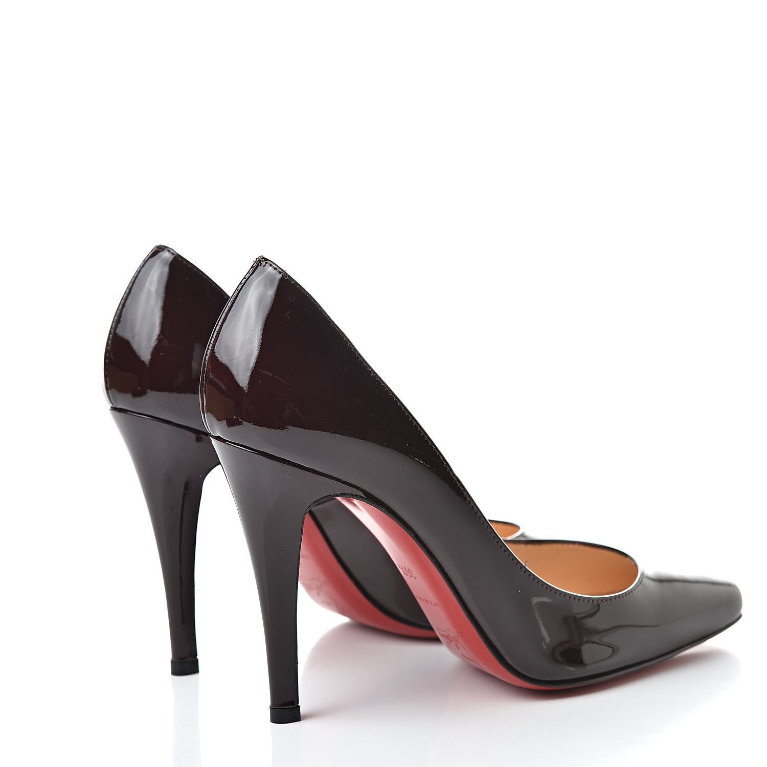 Christian Louboutin Patent Particule 100 Pumps 36.5 Plum 4 of 10
