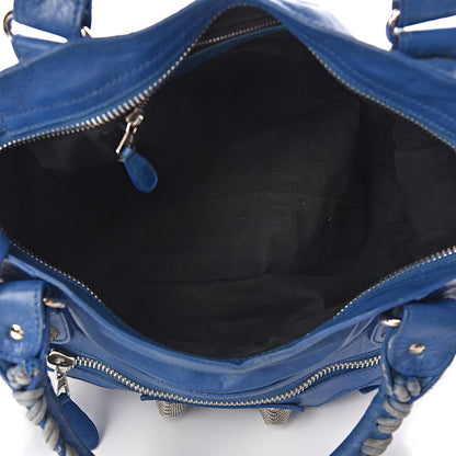 Balenciaga Agneau Giant 21 Silver Hardware City French Bleu 6 of 22