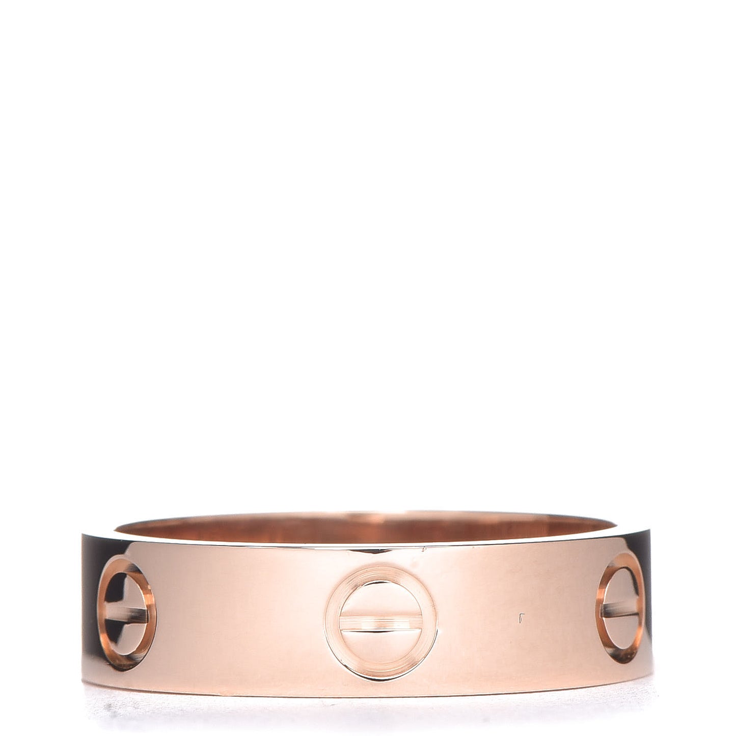 18K Pink Gold 5.5mm LOVE Ring 58 8.25