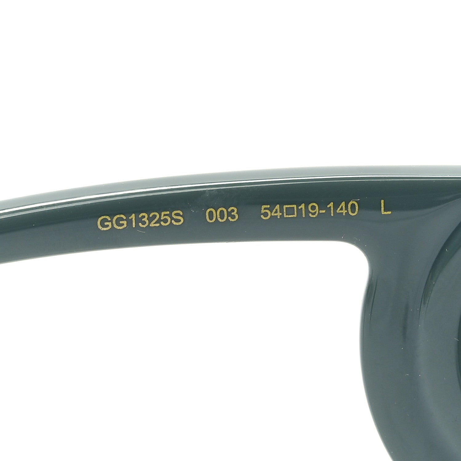 Gucci Acetate Rectangle Frame Sunglasses GG1325S Dark Grey 6 of 7