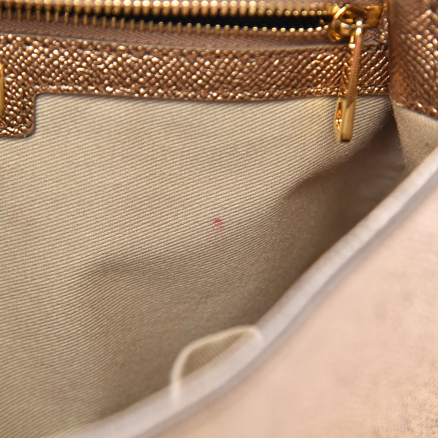Metallic Dauphine Medium Miss Sicily Satchel Gold