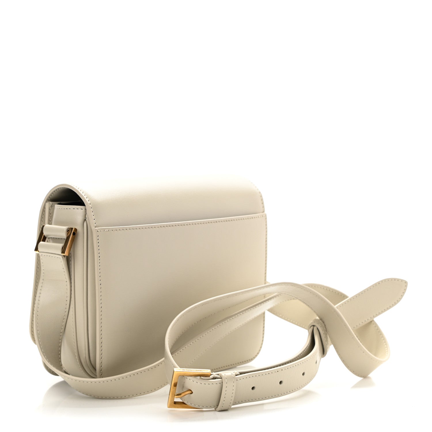 Saint Laurent Calfskin Le 61 Shoulder Bag White 3 of 8