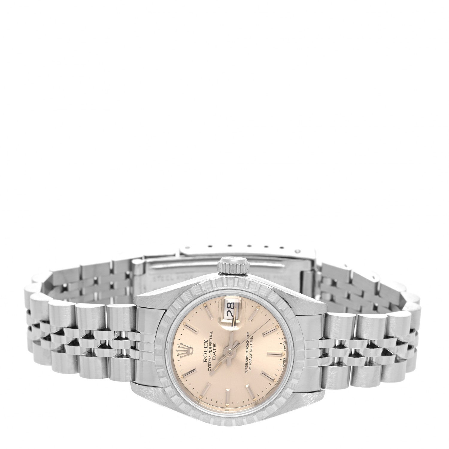 Rolex Stainless Steel 26mm Oyster Perpetual Date Watch Silver 69240 2 of 4