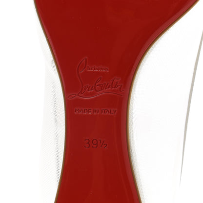 Christian Louboutin Kid Rete Galativi Flats 39.5 Version Bianco 5 of 7