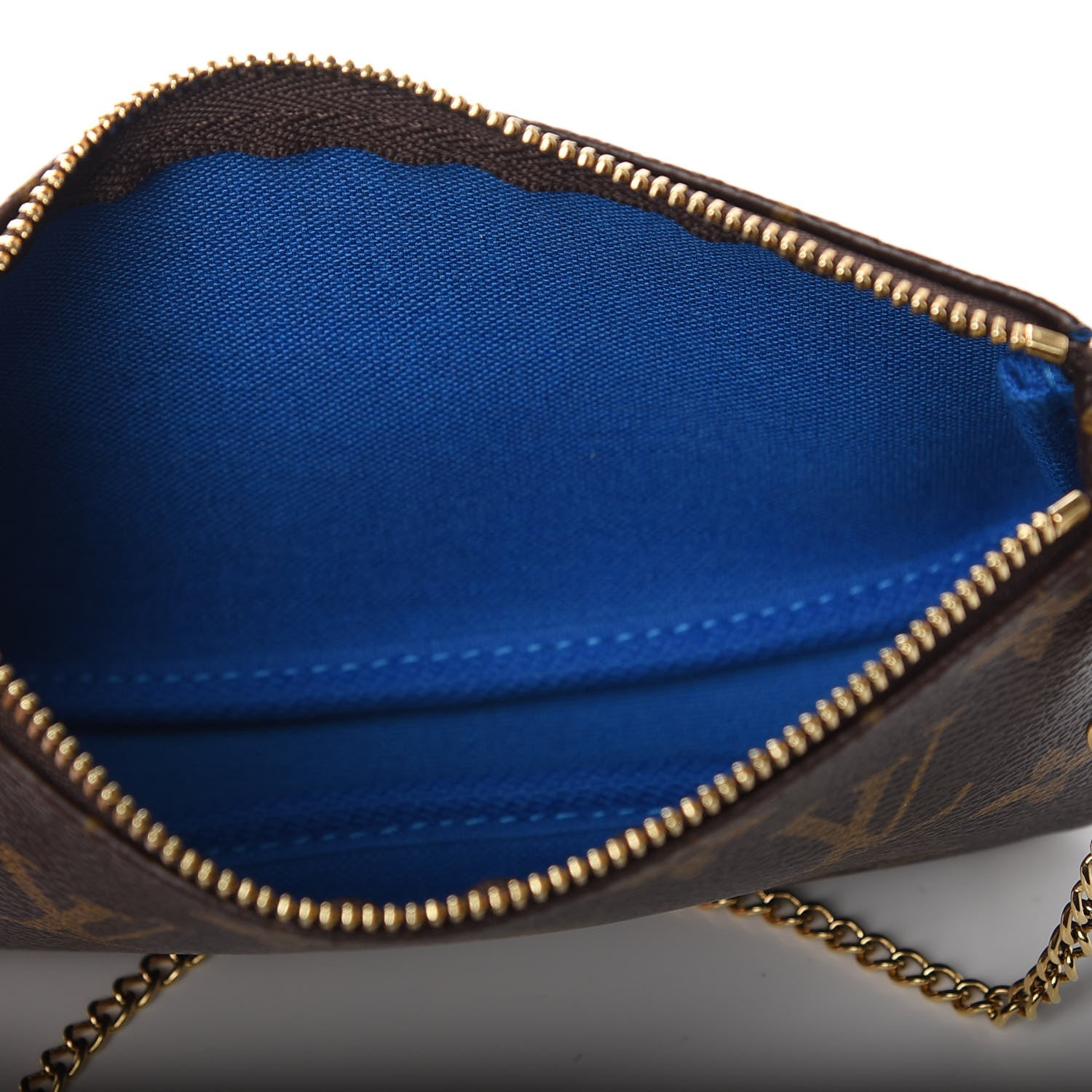 Louis Vuitton Monogram 2019 Christmas Animation Mini Venice Pochette Accessories Blue 7 of 8