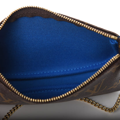 Louis Vuitton Monogram 2019 Christmas Animation Mini Venice Pochette Accessories Blue 7 of 8