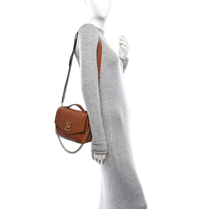 Louis Vuitton Grained Calfskin Lockme Oxford Cognac 2 of 11