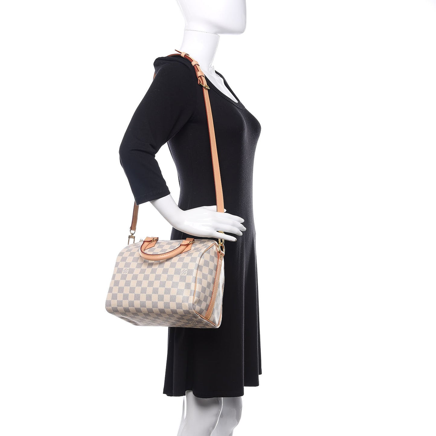 Damier Azur Speedy Bandouliere 25