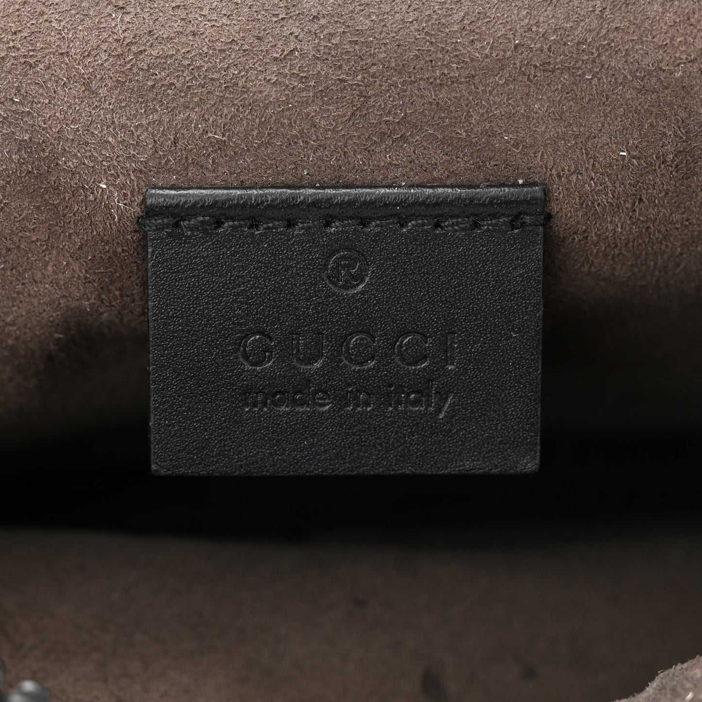 GG Supreme Monogram Belt Bag Black