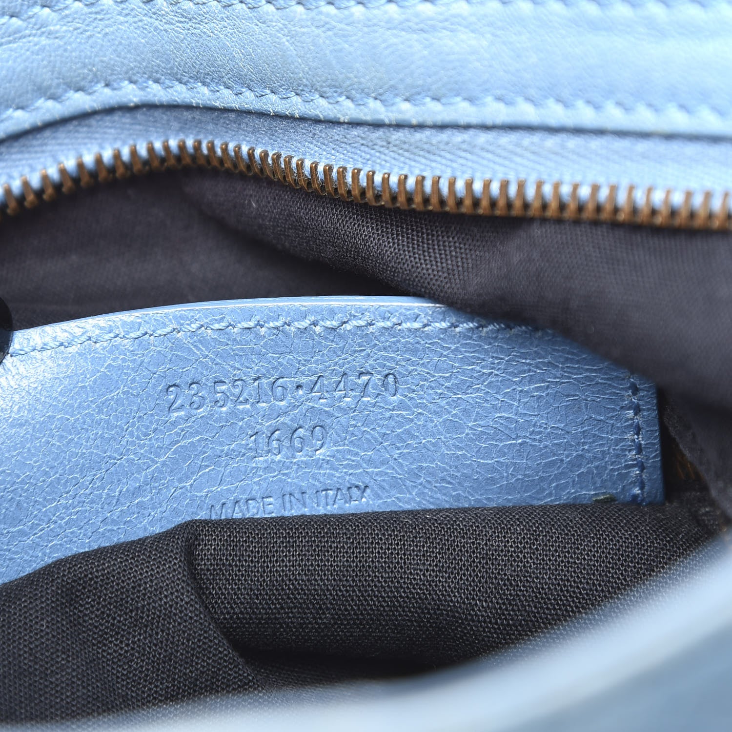 Balenciaga Agneau Classic Hardware Velo Bleu Indigo 6 of 19