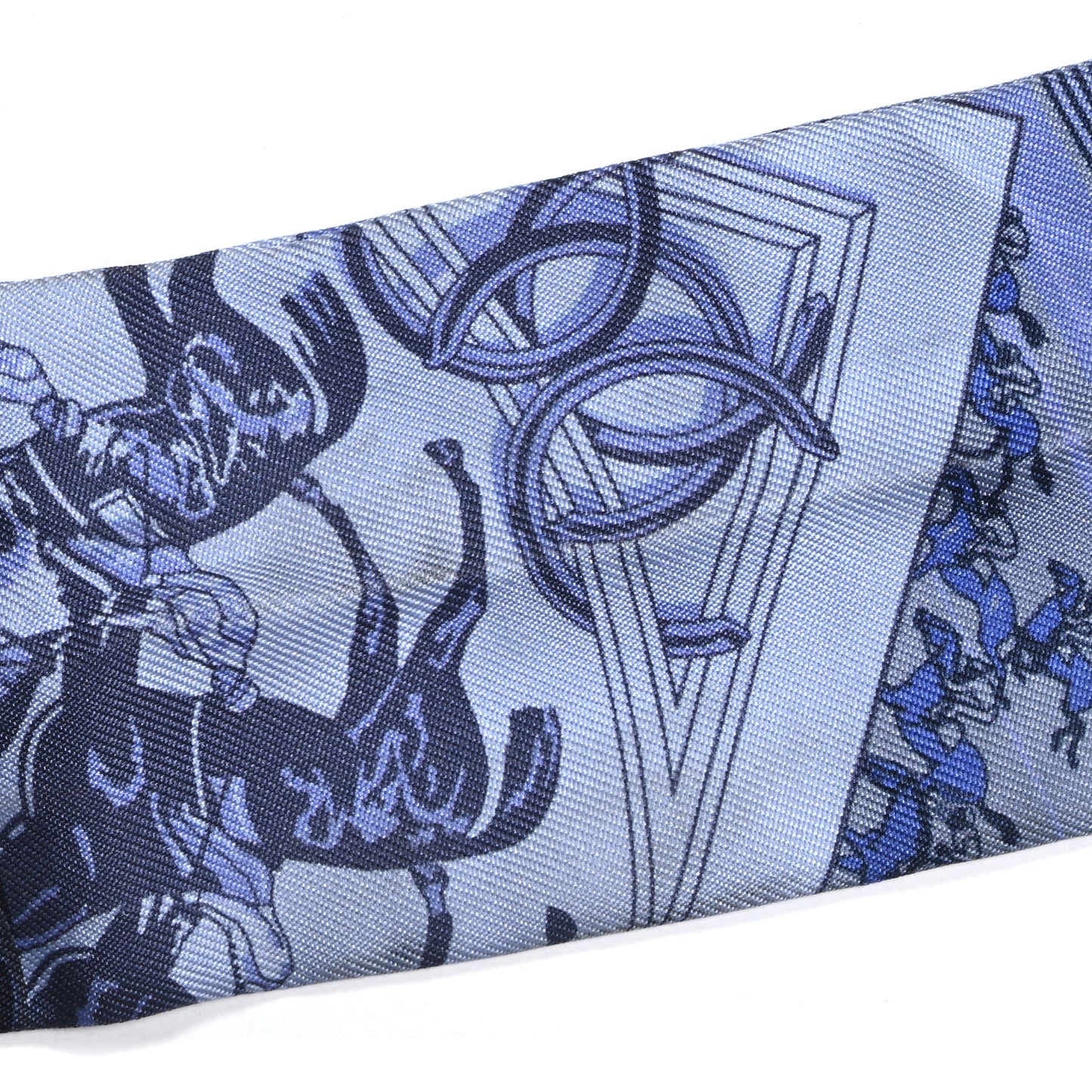 Silk Cheval Phoenix Twilly Marine Ciel Cobalt