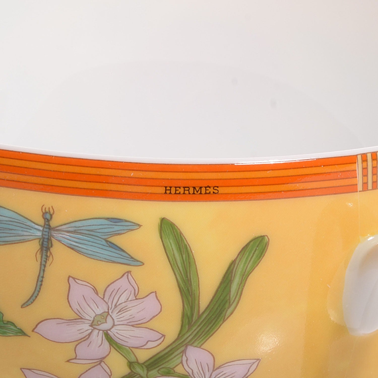 Hermes Porcelain La Siesta Breakfast Cup and Saucer Set of 2 7 of 8