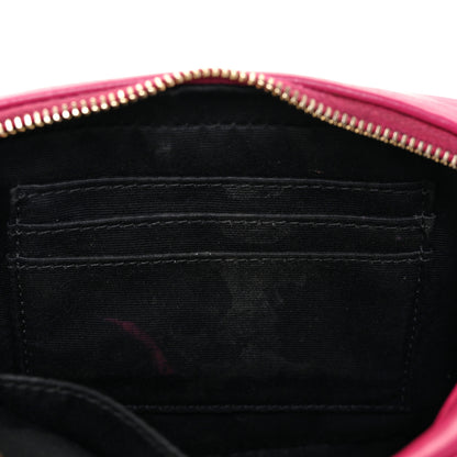 Saint Laurent Calfskin Matelasse Monogram Lou Belt Bag Bright Pink 12 of 24