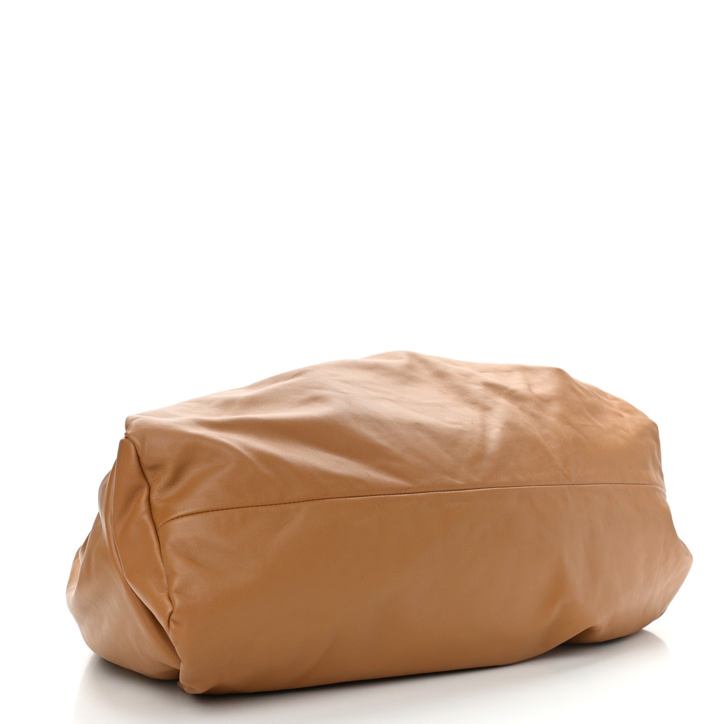Smooth Butter Calfskin Large The Shoulder Pouch Teak