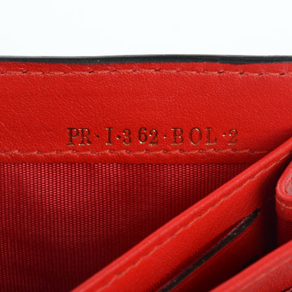 Valentino Garavani Calfskin Rockstud Wristlet Wallet Phone Case Deep Orange 8 of 8