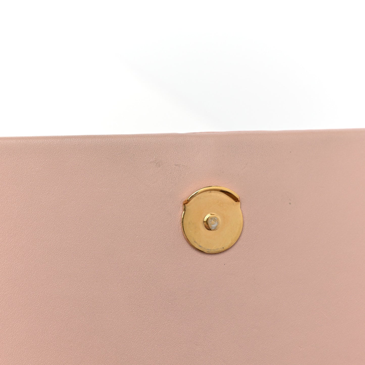 Smooth Calfskin Classic Monogram Kate Tassel Chain Wallet Pale Pink