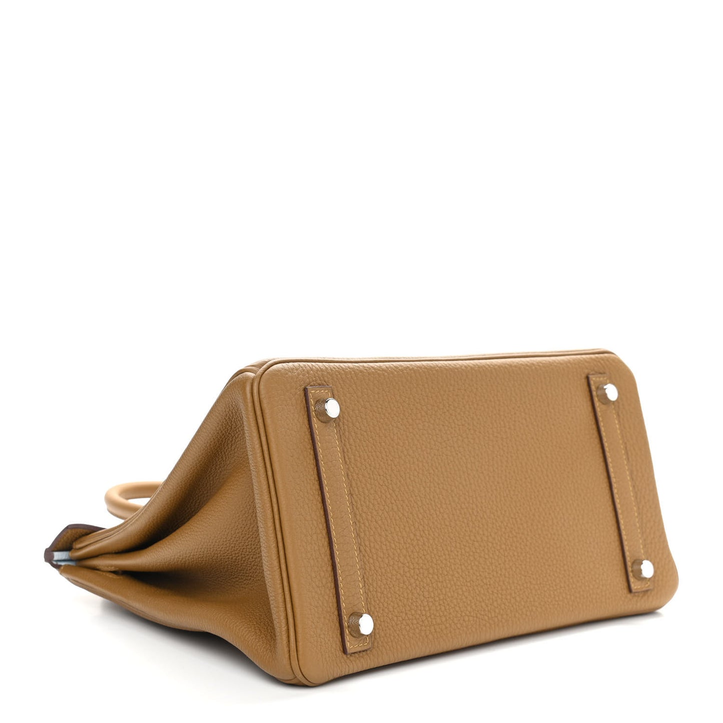 Togo Verso Birkin 30 Bronze Dore Bleu Brume